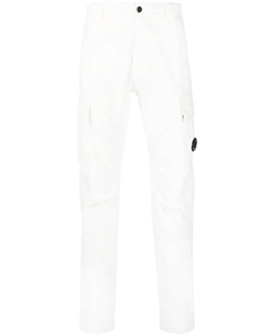 Брюки с декором Lens, белый C.p. company