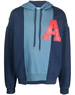 Худи с логотипом и вставками, синий Ambush