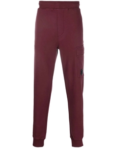 Спортивные брюки с нашивкой-логотипом, красный C.p. company