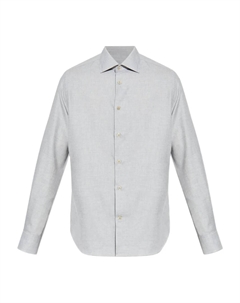 Легкая рубашка на пуговицах, серый Eleventy