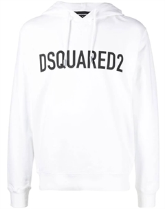 Худи с логотипом, белый Dsquared2