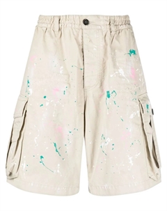 Шорты карго с эффектом разбрызганной краски, нейтральный Dsquared2