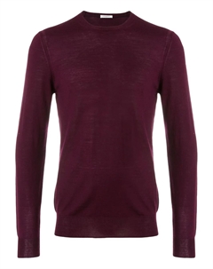 Пуловер с круглым вырезом, красный Paolo pecora