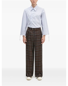 Брюки Soe check-wrap apa753m, коричневый Andersson bell