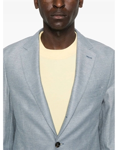 Однобортный пиджак, синий Eleventy