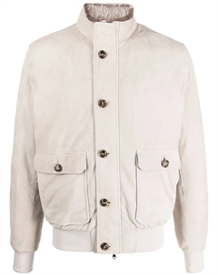 Куртка-рубашка с отложным воротником, серый Barba