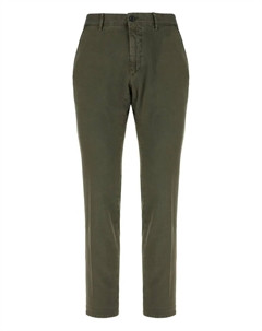Брюки прямого кроя, зеленый Incotex