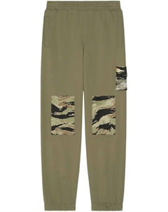 Брюки с камуфляжным принтом, зеленый Givenchy