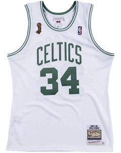 Топ NBA Boston Celtics 07-08 Paul Pierce Authentic, белый Mitchell and ness