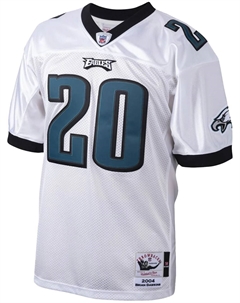 Топ NFL Authentic Eagles 2004 Brian Dawkins, белый Mitchell and ness