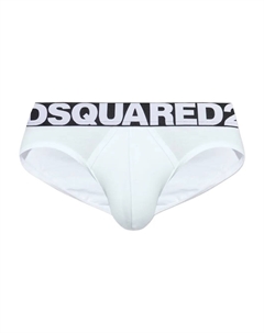 Трусы с логотипом на ленте, белый Dsquared2