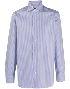 Рубашка в полоску с длинными рукавами, белый Barba