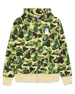 Худи ABC на молнии с логотипом, зеленый A bathing ape®