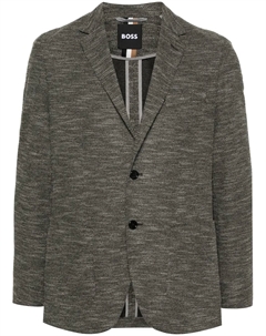 Меланжевый пиджак, зеленый Boss