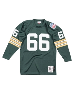 Топ 1969 Ray Nitschke Green Bay Packers Authentic, зеленый Mitchell and ness