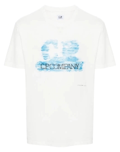Футболка с логотипом, белый C.p. company