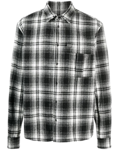Куртка-рубашка в клетку, черный Dsquared2