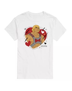 Мужская футболка Masters of the Universe с принтом He-Man, белый Licensed character