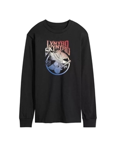Мужская футболка с длинным рукавом Lynyrd Skynyrd и орлом, черный Licensed character