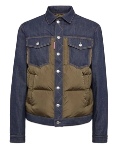 Пуховик Jean, синий Dsquared2