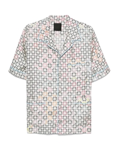 Рубашка с логотипом, нейтральный Givenchy