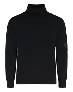 Свитер с высоким воротником, черный C.p. company