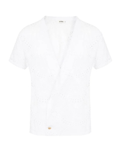 Рубашка с английской вышивкой, белый Amir slama