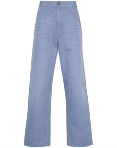 Брюки Single Knee из канваса, синий Carhartt wip