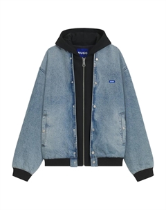 Джинсовый бомбер, синий Hugo