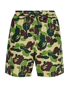 Бермуды с камуфляжным принтом, зеленый A bathing ape®