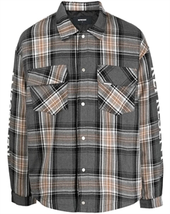 Клетчатая рубашка с карманами, серый Represent