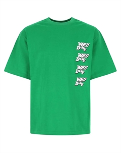 Футболка с логотипом, зеленый We11done