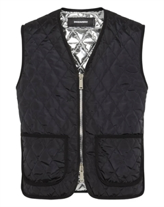 Стеганый жилет Urban, черный Dsquared2