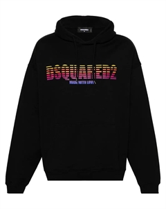 Худи с логотипом, черный Dsquared2