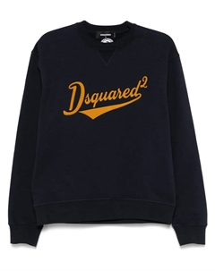 Толстовка с логотипом, синий Dsquared2