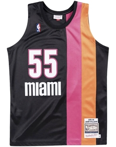 Топ NBA Miami Heat 05 Jason Williams из джерси, черный Mitchell and ness