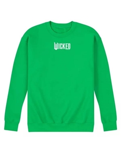Мужская флисовая толстовка с логотипом Wicked, зеленый Licensed character