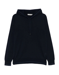 Худи из шерсти мериноса, синий Canali