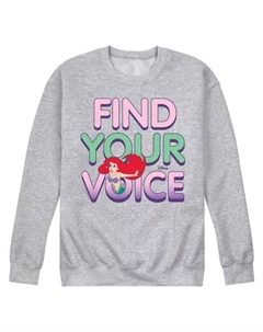 Мужская флисовая кофта Ариэль «Русалочка», серый Disney