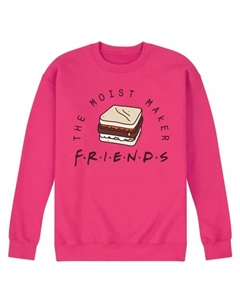 Мужская флисовая толстовка "Друзья на День благодарения", розовый Licensed character