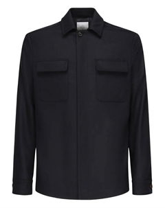 Куртка-рубашка с карманами, синий Eleventy