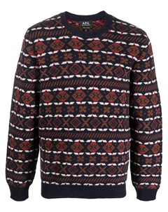 Пуловер John из шерсти мериноса, синий A.p.c.