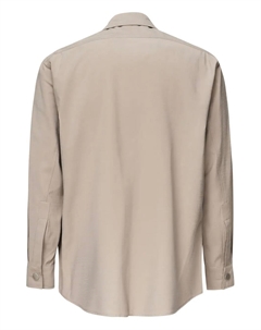 Рубашка на молнии с накладным карманом, нейтральный Giuliano galiano