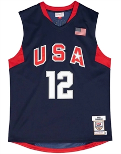 Спортивный топ NBA UAS 2008 Chris Bosh, синий Mitchell and ness