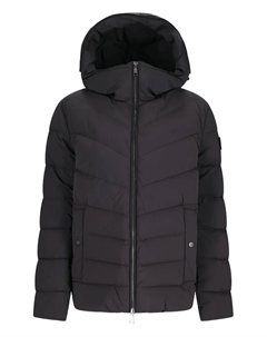 Стеганая куртка с капюшоном, черный Add