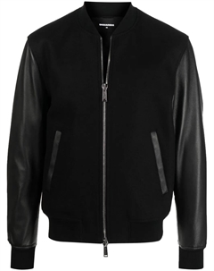 Бомбер из коллаборации с Ibrahimović, черный Dsquared2