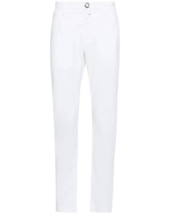 Брюки чинос Bobby узкого кроя, белый Jacob cohen