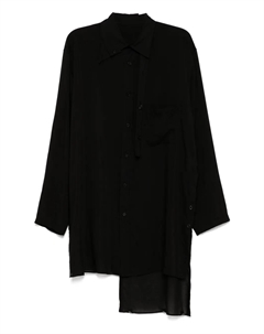 Двухслойная рубашка, черный Yohji yamamoto