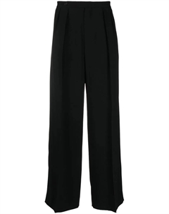 Широкие брюки с завышенной талией, черный Aspesi