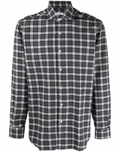 Рубашка в клетку, серый Barba